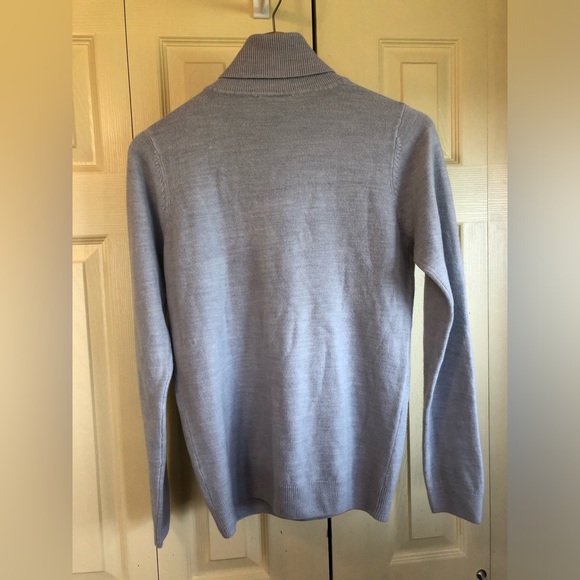 Grey Acrylic Cowl Neck Sweater, Small/Medium - Picture 4 of 4